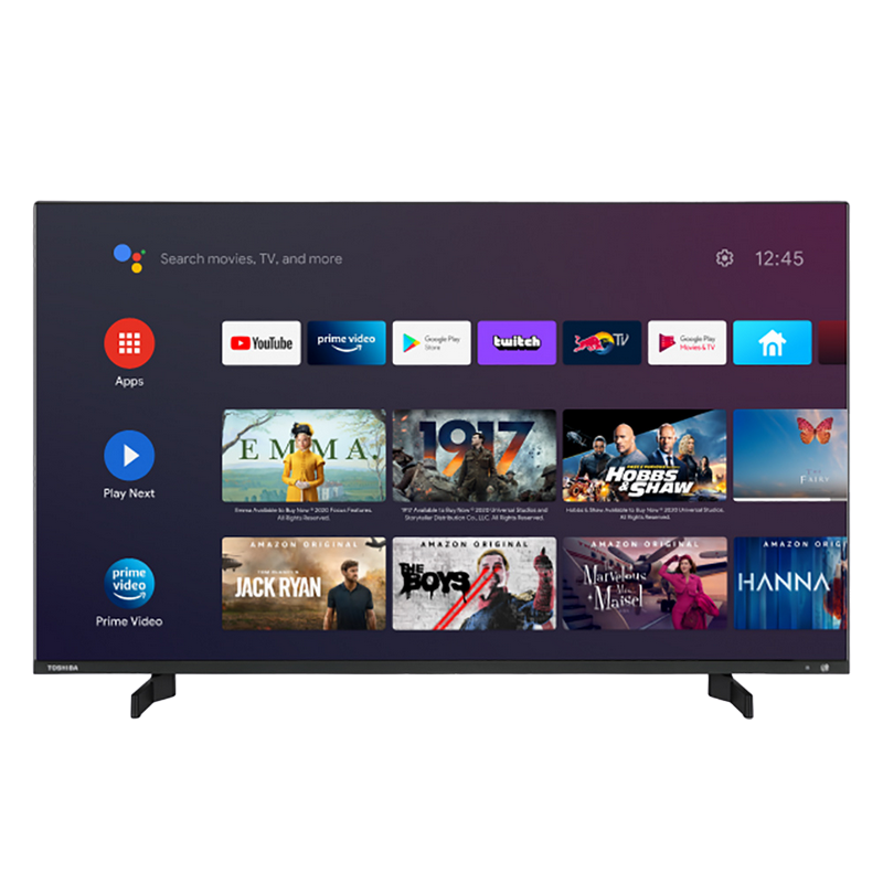 50" LED SMART TV TOSHIBA 50UA5D63DG, Premium 4K HDR, 3840 x 2160, Android TV, Black