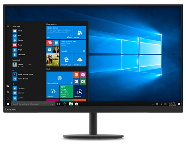 31,5" Монитор Lenovo D32qc-20, VA 2560x1440 WQHD, Чёрный
