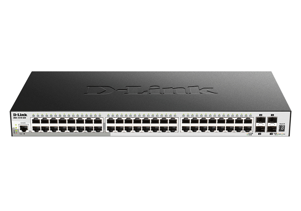 Cumpara  Echipamente de rețea - 48-port 1GBASE-T, 2 SFP 1GB, 4 SFP+ 10GB, D-L..
