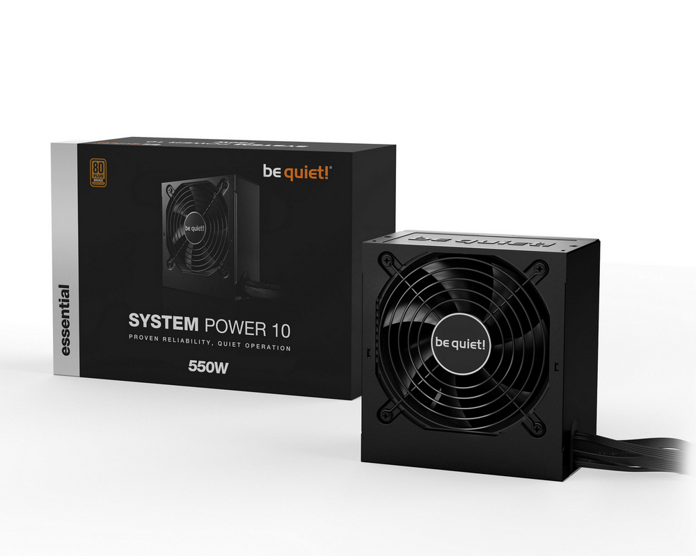 Power Supply ATX 550W be quiet! SYSTEM POWER ..