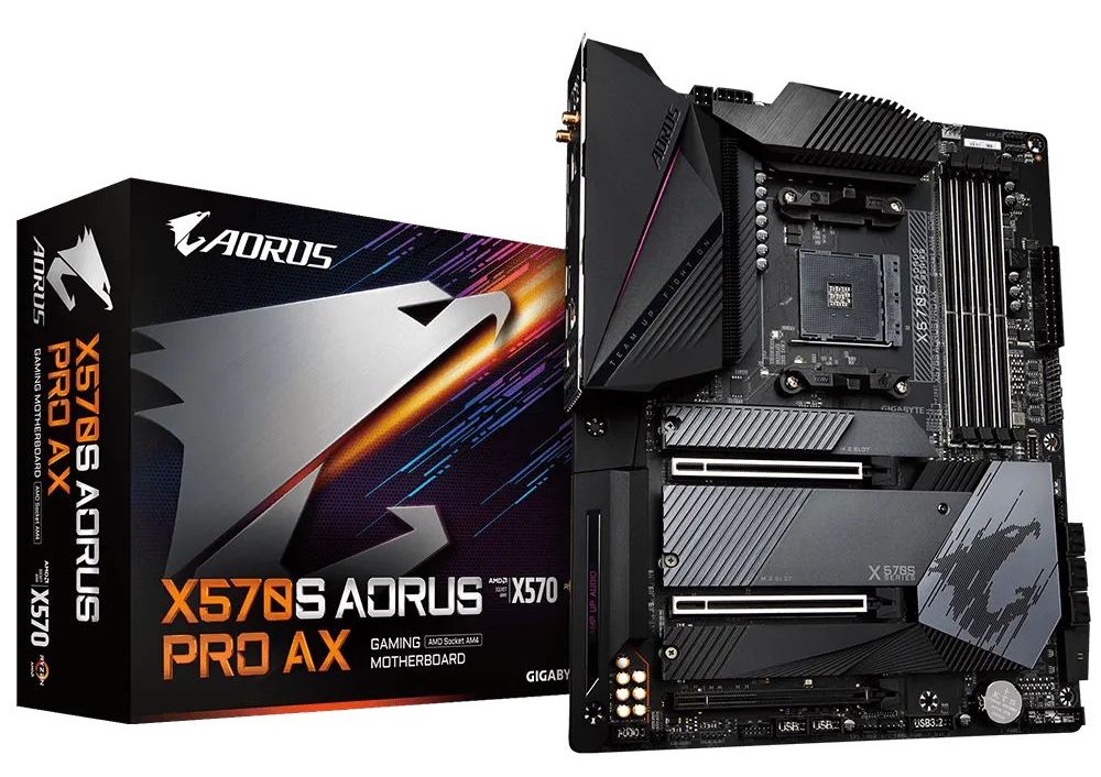 Cumpara  Plăci de bază - MB AM4 Gigabyte X570S AORUS PRO AX 1.1  ATX..