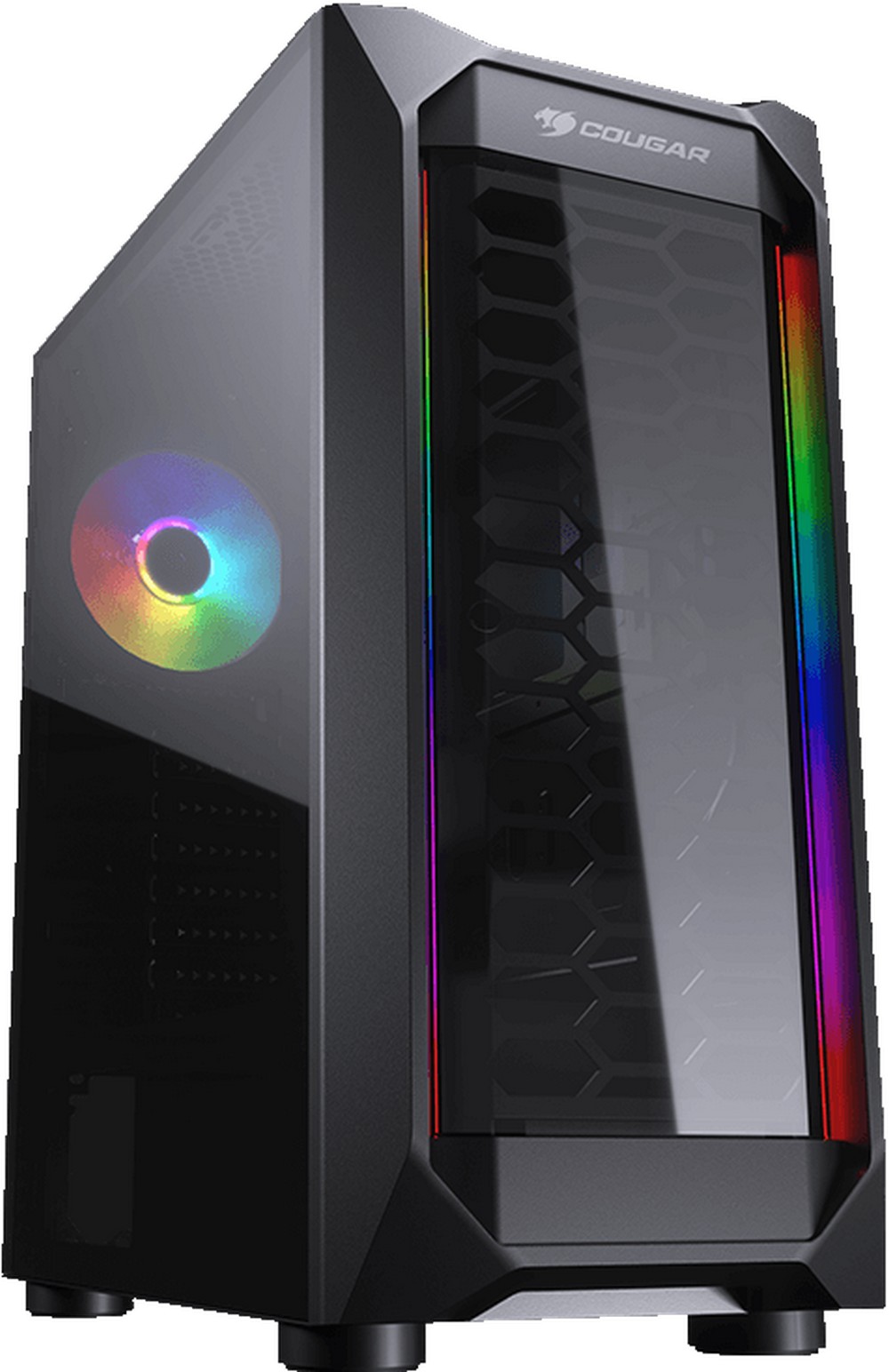 Case ATX Cougar MX410 Mesh-G RGB, w..