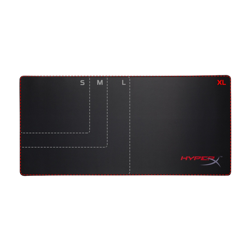 Gaming Mouse Pad  HyperX FURY S Pro, 900 x 420 x 4mm, Cloth/Rubber, Anti-fray stitching, Black