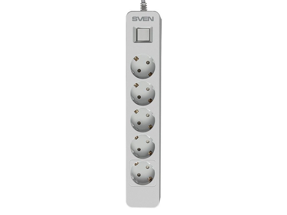 Surge Protector   5 Sockets,  5.0m,  Sven 