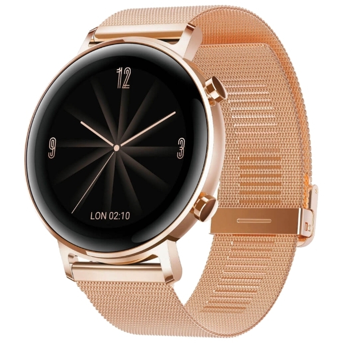 Cumpara  Ceasuri inteligente - HUAWEI WATCH GT 2 42mm, Metal Strap Gold..