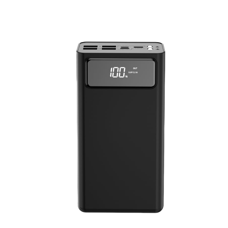Power Bank XO 50000 mAh with digital display, PR125 Black (3input 4 output)
