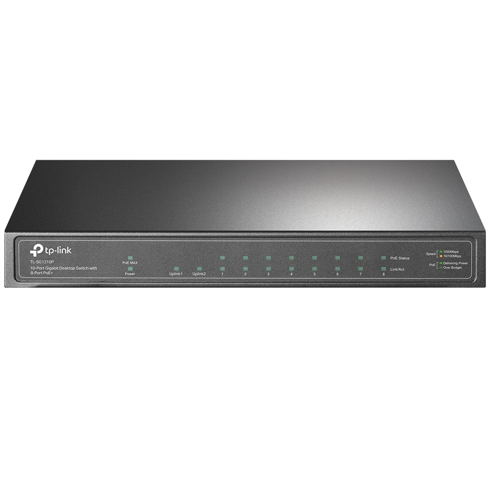 10-port 10/100/1000Mbps POE+ Switch TP-LINK 