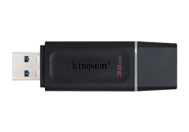 32GB USB3.2 Flash Drive Kingston DataTraveler Exodia (DTX/32GB), Black, Plastic, Classic Cap