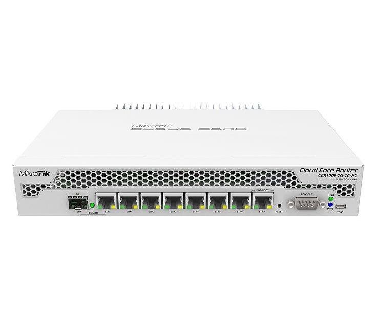 Mikrotik Cloud Core Router CCR1009-7G-1C-PC