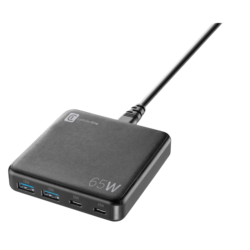Cumpara  Incarcatoare și Powerbank - Wall Charger GAN Cellularline, 4 Ports, QC + ..