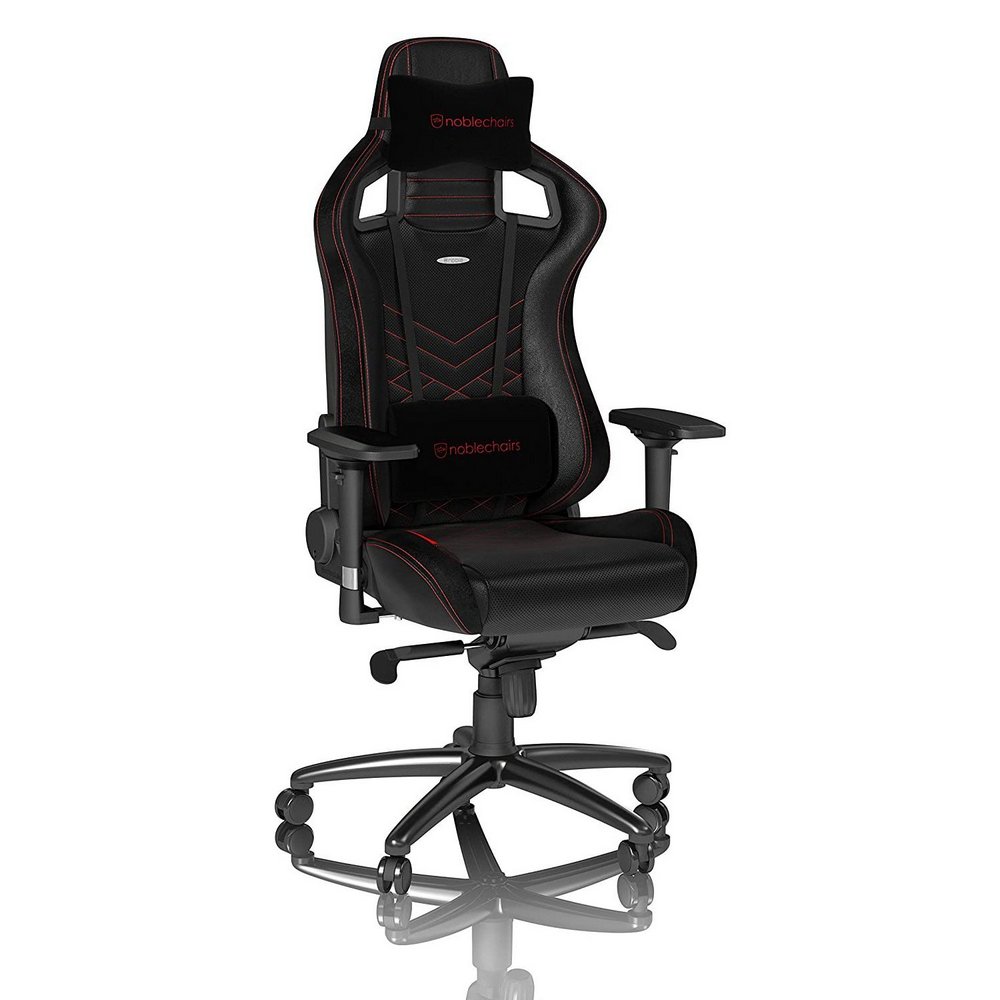 Cumpara  Scaune de jocuri - Gaming Chair Noble Epic NBL-PU-RED-002 Black/..