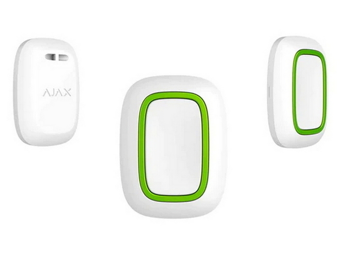 Ajax Wireless Security Alarm Button, White..