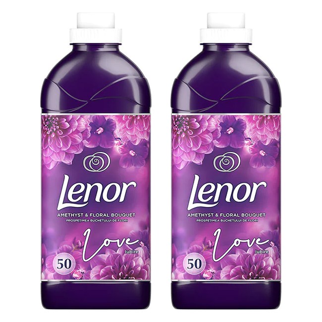 Cumpara  Spălare - LENOR AMETH&FLORAL BOUQ 2X1500ML OF SPEC..