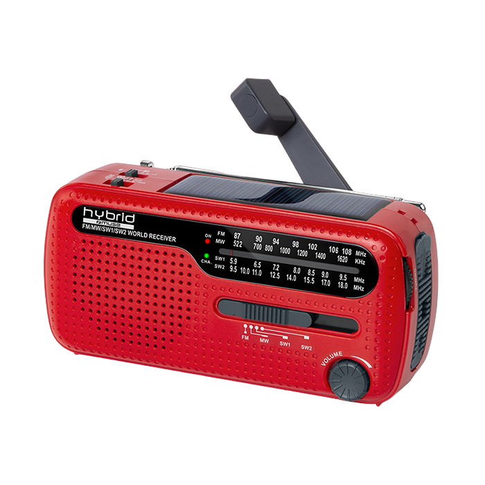 Cumpara  Boxe - MUSE MH-07 RED, Tuner FM, Clocks, Cranking Dy..