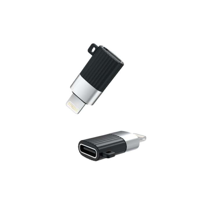 Adapter XO Type-C to Lightning, NB149D, Black