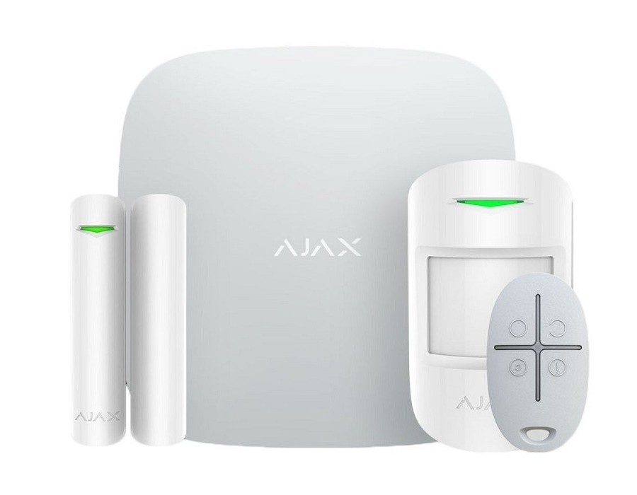 Ajax Wireless Security StarterKit, White, (Co..