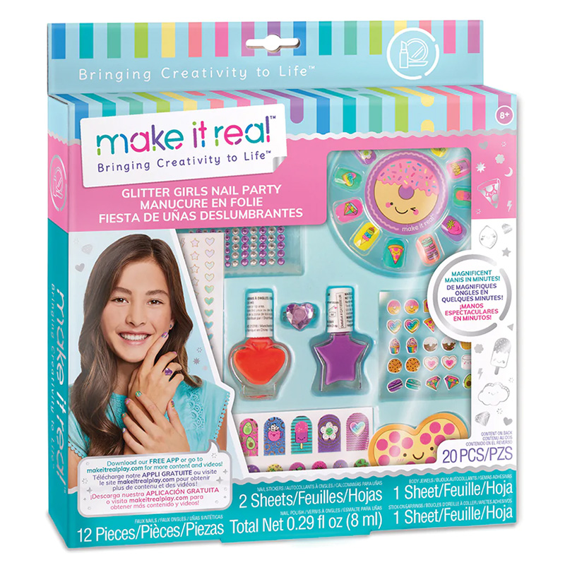 Set Glitter Girls Nail Party