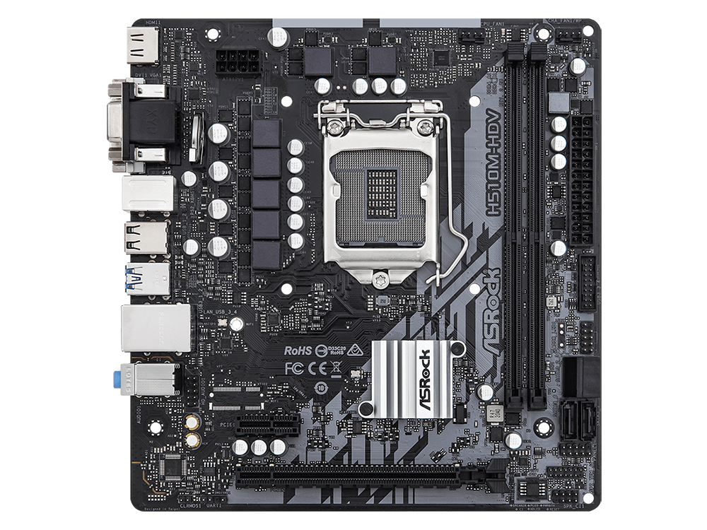 Cumpara  Plăci de bază - MB S1200 ASRock H510M-HDV R2.0  mATX..