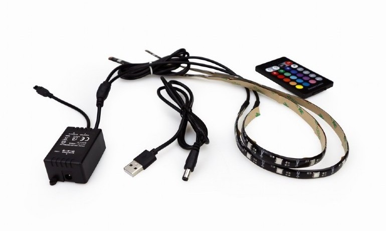 LED Strip Light USB, 2 x 50 cm, Cablexpert LE..