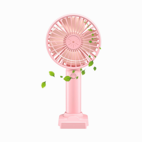 Cumpara  Ventilatoare și aer condiționat - XO Handheld + desktop fan MF57, Pink..