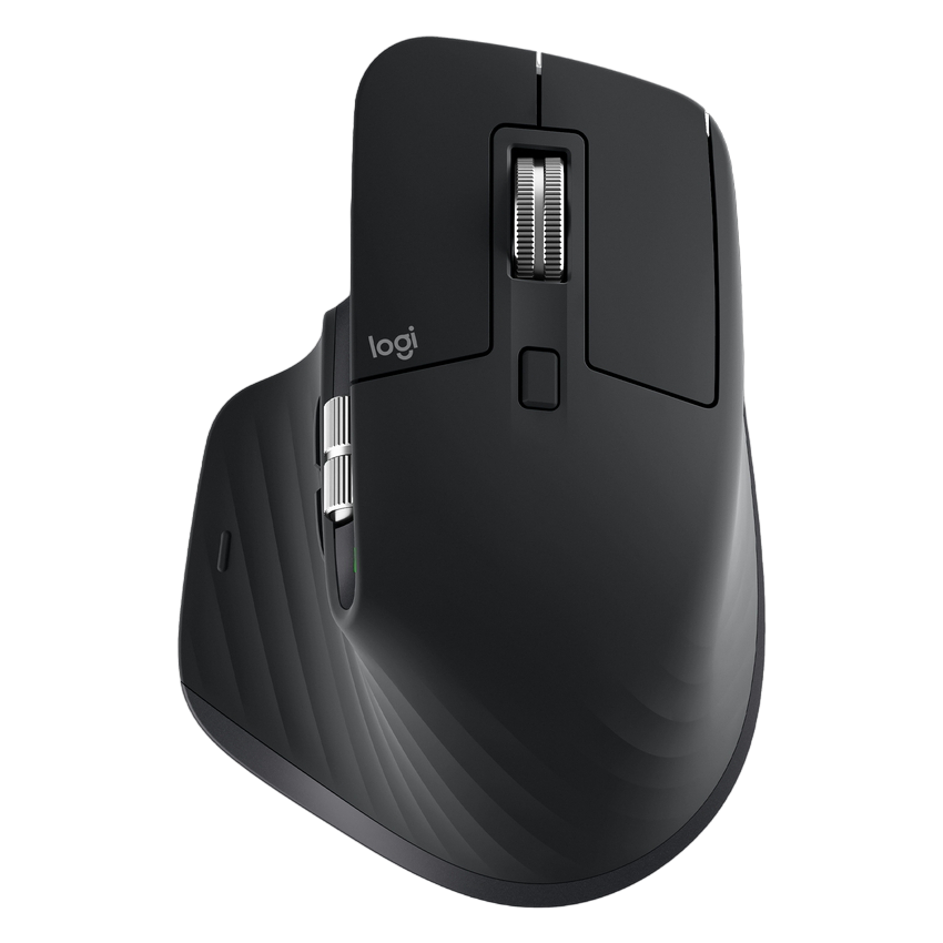 Wireless Mouse Logitech MX Master 3, Optical, 200-4000 dpi, 7 buttons, Bluetooth+2.4GHz, Black
