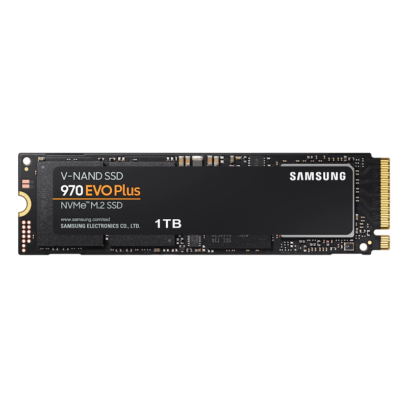 .M.2 NVMe SSD 1.0TB Samsung 970 EVO Plus [PCIe 3.0 x4, R/W:3500/3300MB/s, 600/550K IOPS, Phx, TLC]
