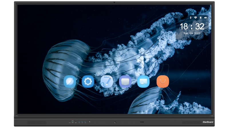 Interactive Display StarBoard IFPD-YL6-65AOC: Pro, 65", 4K Touch, Android 11, 8/64Gb, Cam, MB311D2