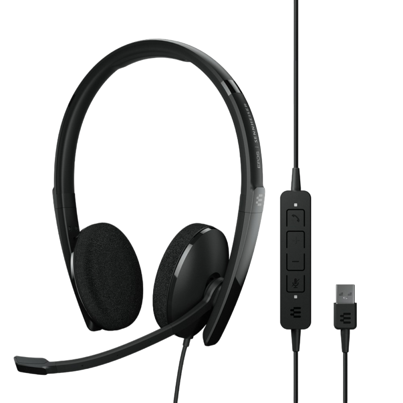 Headset EPOS ADAPT 160 USB II, microphone with noise canceling