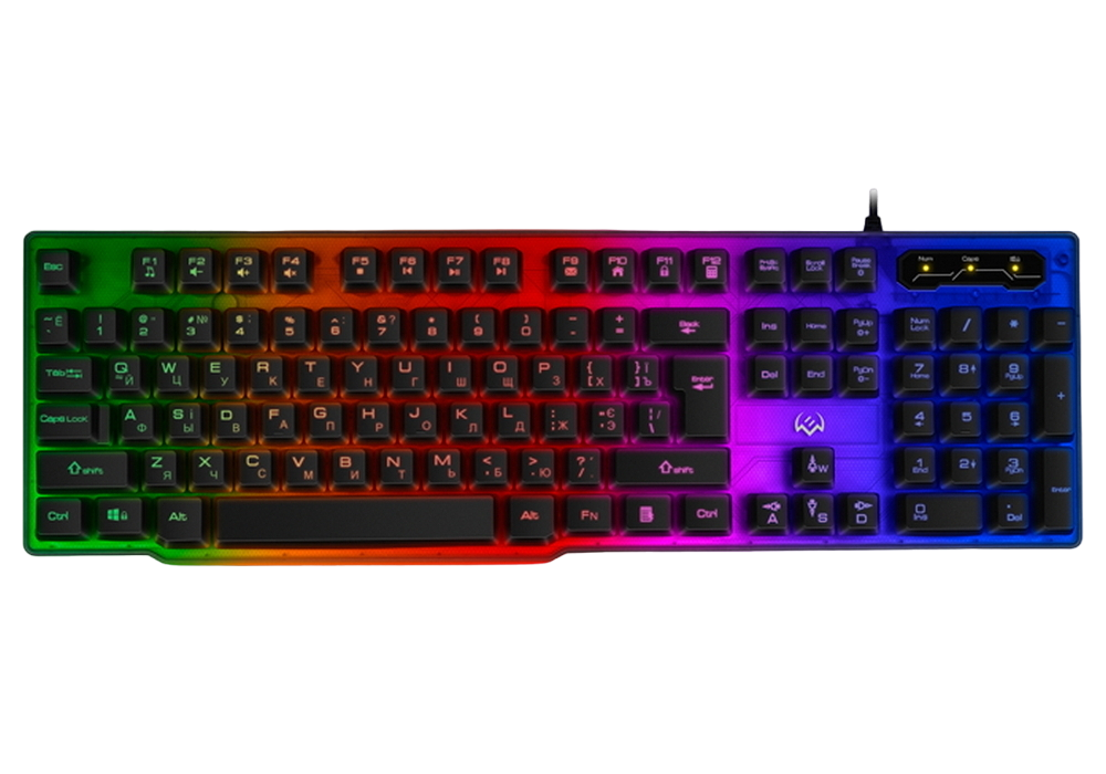 Клавиатура SVEN KB-G8500, Проводное, Чёрный