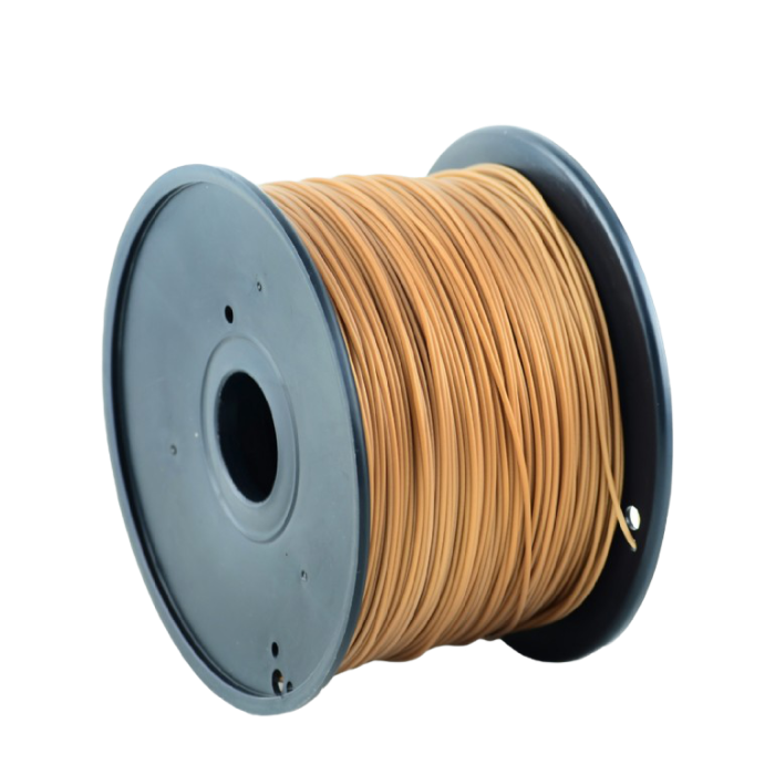 Cumpara  Filament pentru imprimantă 3D - PLA 3 mm, Gold Filament, 1 kg, Gembird, 3DP-P..