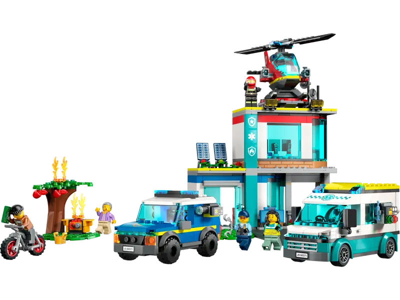 Cumpara  Constructori - Lego 60371 Emergency Vehicles HQ..