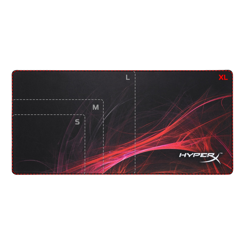 Gaming Mouse Pad  HyperX FURY S Pro Speed Edition, 900 x 420 x 4mm, Cloth/Rubber, Anti-fray stitchin