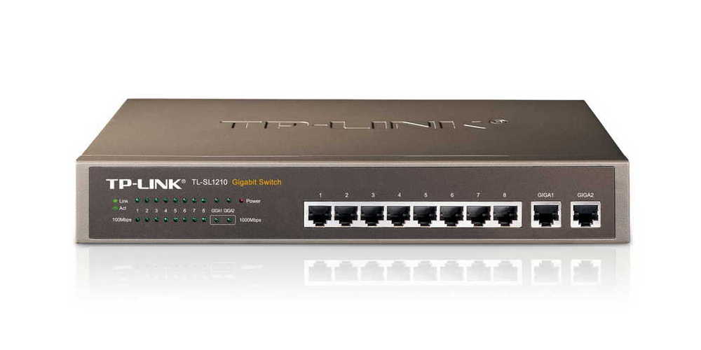 Cumpara  Rețea cu fir - 8-port 100Mbps + 2-port Gigabit Switch TP-LIN..