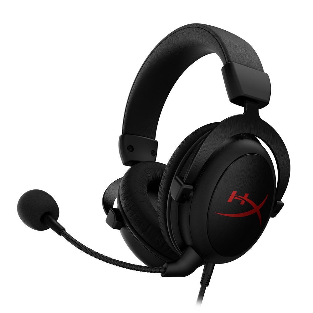 Игровые наушники / гарнитура HyperX Cloud Core 7.1, Проводной аналоговый, Чёрный