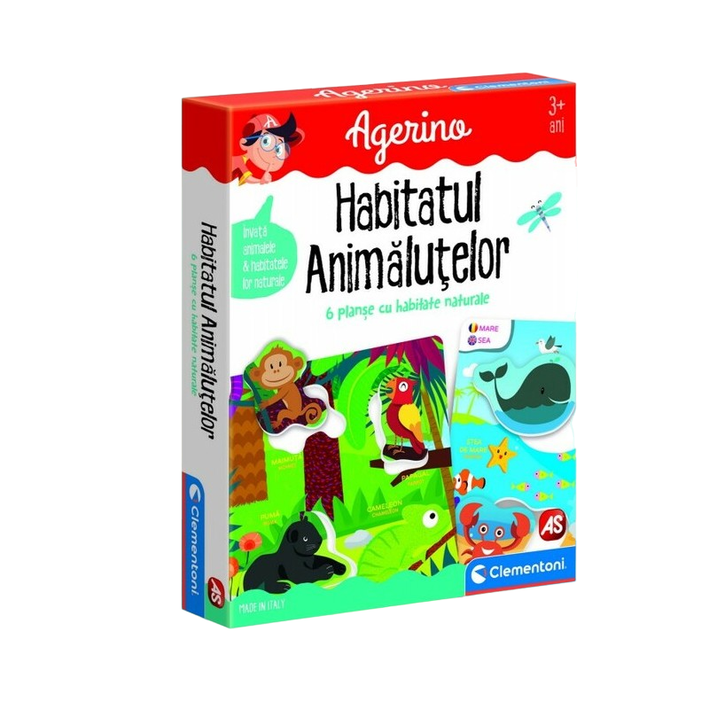As Kids 1024-50352 Joc educativ Agerino "Habitatul animăluțelor"