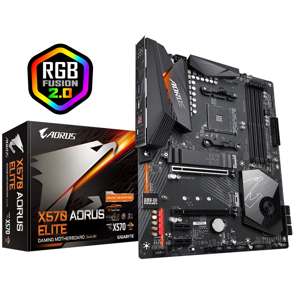 Cumpara  Plăci de bază - MB AM4 Gigabyte X570 AORUS ELITE 1.0 ATX..