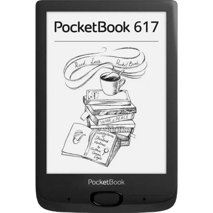 PocketBook 617, Ink Black, 6" E Ink Carta (758x1024)