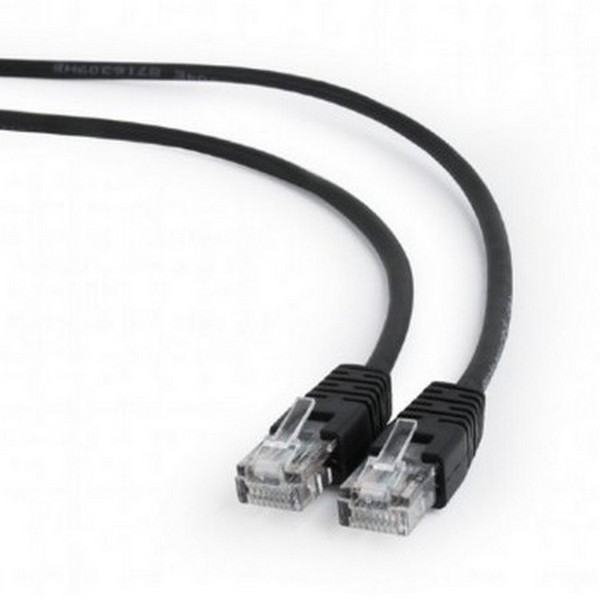 Cumpara  Cabluri, conectori, unelte - 0.5m, Patch Cord  Black, PP12-0.5M/BK, Cat.5E..