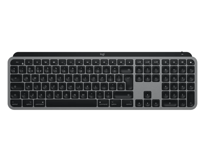 Wireless Keyboard Logitech MX Keys for Mac, Ultra thin, Premium typing, Metal plate, F-keys, Backlit