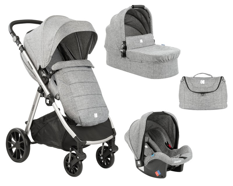 Stroller Kikka Boo 3 in 1 Ugo, Dark..