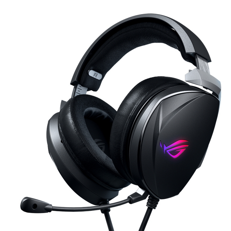 Gaming Headset Asus ROG Theta, 40mm & 3x30mm driver, 32 Ohm, 20-40kHz, 590g, Hi-Fi DAC & AMP, AI NC,