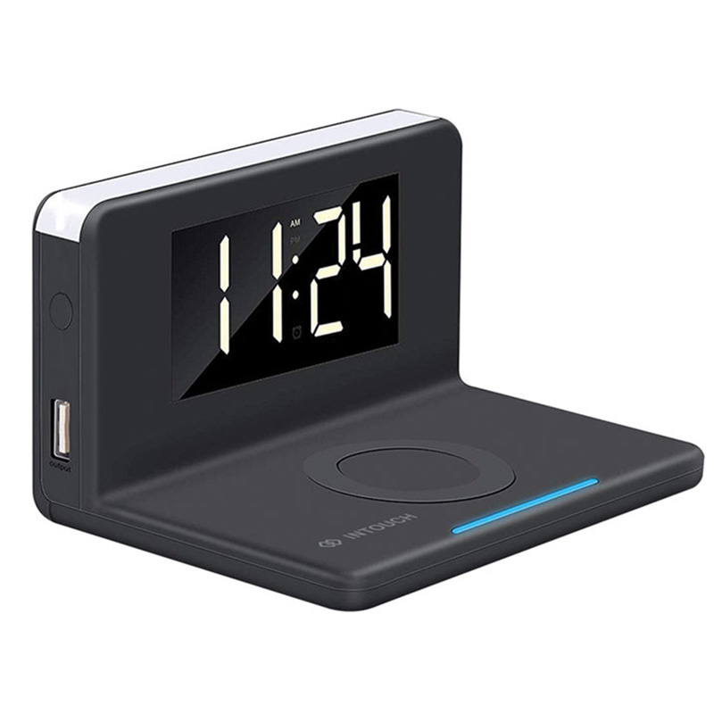 Cellularline Alarm Clock, with Wireless Charg..