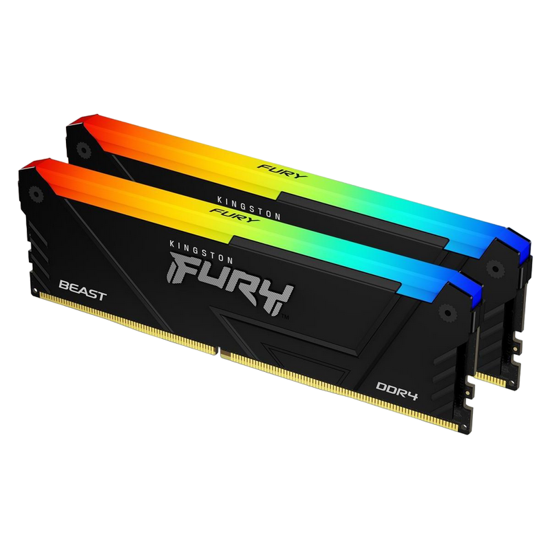 32GB DDR4-3200MHz  Kingston FURY Beast RGB (K..