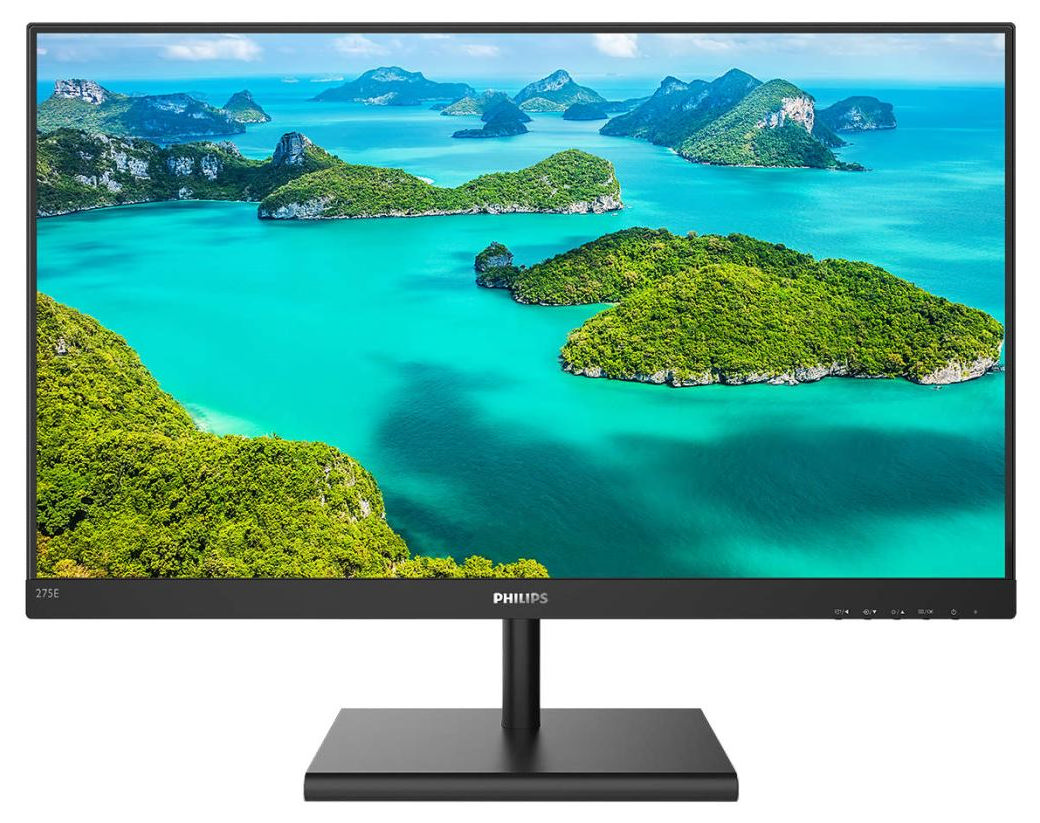 27" Монитор Philips 275E1S, IPS 2560x1440 WQHD, Чёрный