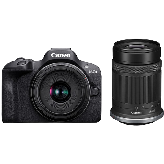 DC Canon EOS R100 Black & RF-S 18-45mm f/4.5-..