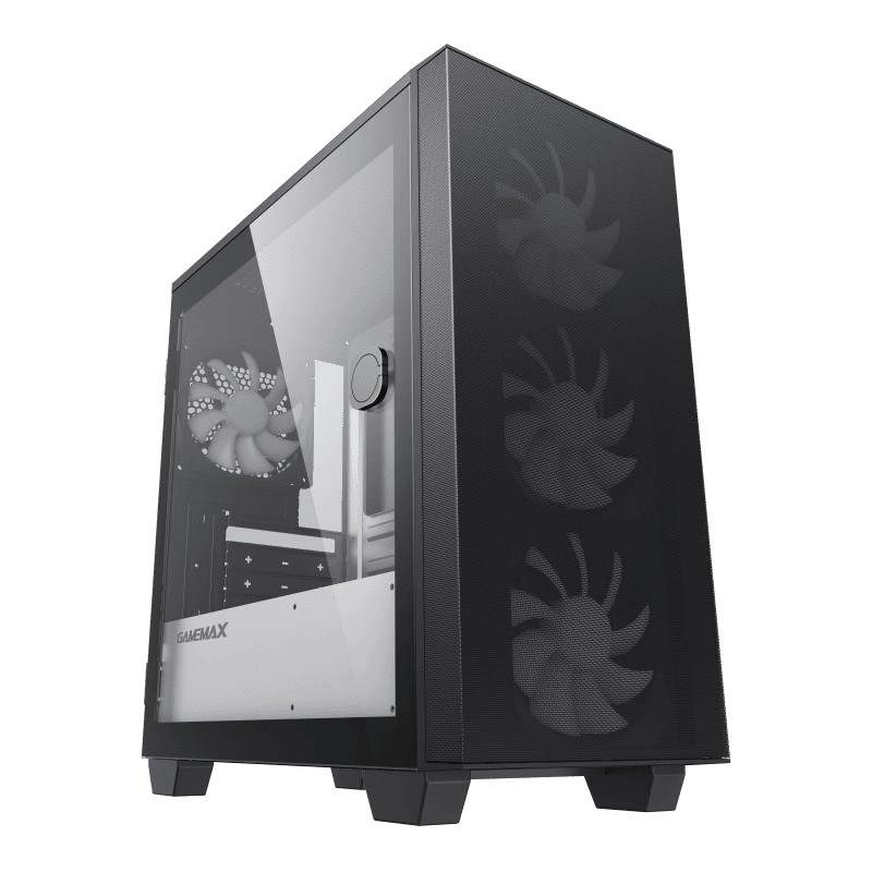 Case mATX GAMEMAX Aero Mini, w/o PSU, 4x120mm..