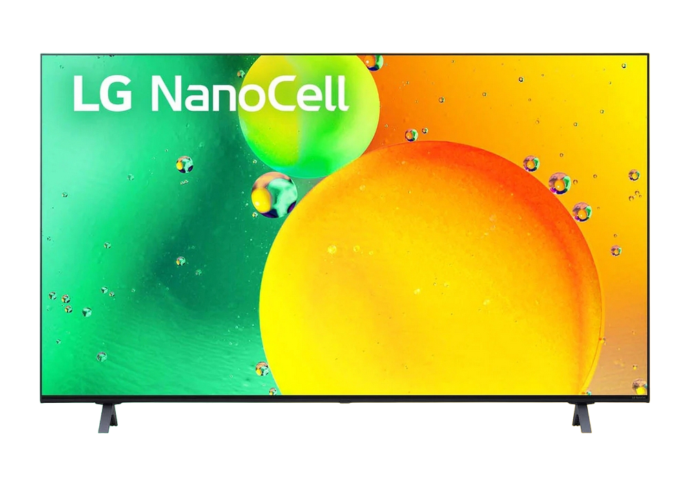 65" LED TV LG 65NANO756QA, Black (3840x2160 UHD, SMART TV, DVB-T/T2/C/S2)
