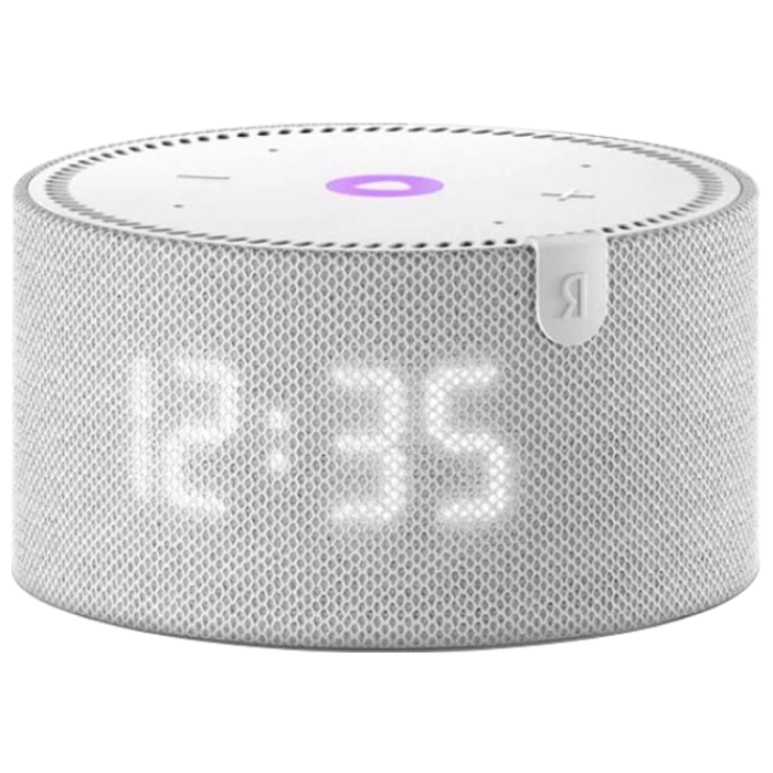 Yandex station mini YNDX-00020G  Grey with clock.