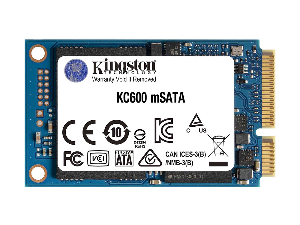 .mSATA SSD 1.0TB Kingston KC600 [R/W:550/520M..