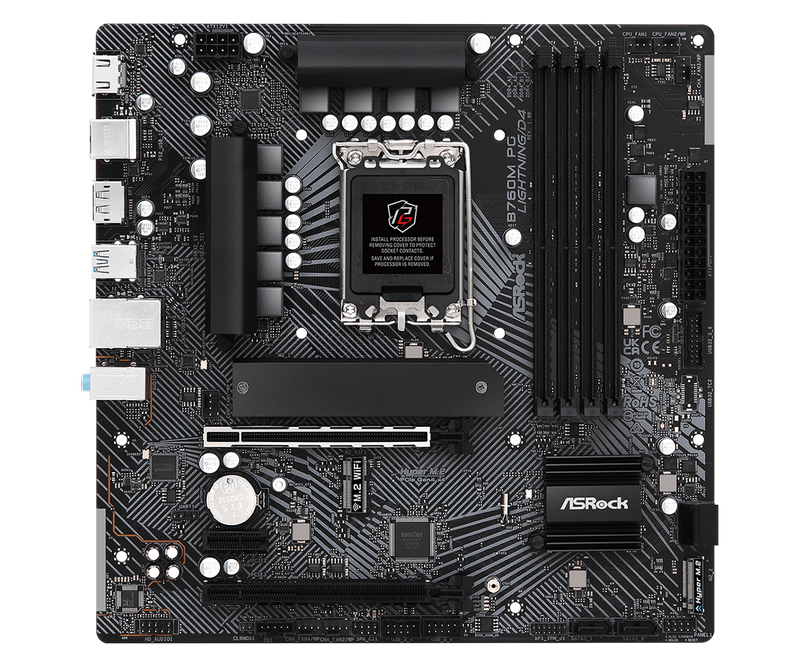 MB S1700 ASRock B760M PG LIGHTNING/D4  mATX..